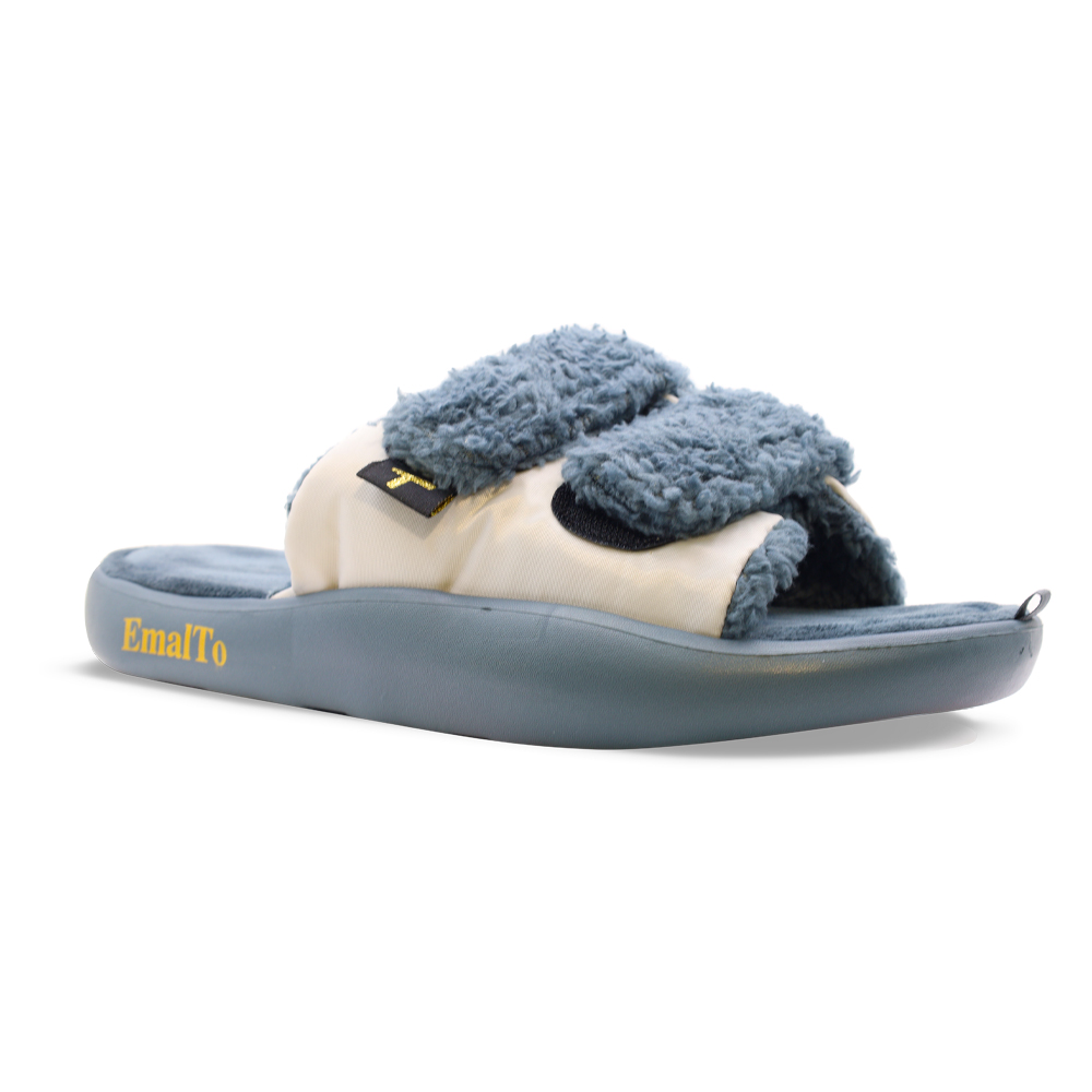 Тапочки домашние мужские открытые на липучке, модель 902-3 (41-46)