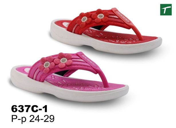 Сланцы детские из ЭВА, модель 637C-1, раз. ряд 24-29, ТМ Эмальто