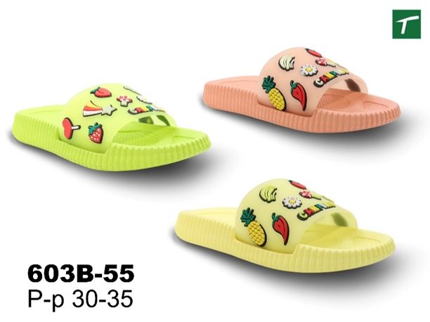 Шлепанцы детские из ЭВА, модель 603B-55, раз. ряд 30-35,ТМ Эмальто