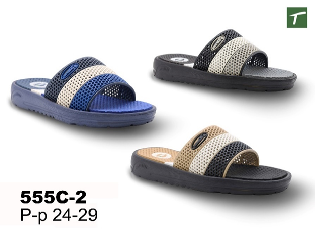 Шлепанцы детские из ЭВА, модель 555C-2, раз. ряд 24-29,ТМ Эмальто