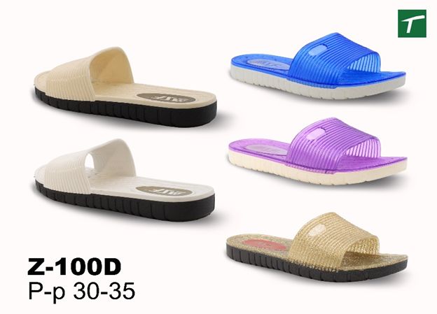 Шлепанцы детские из ПВХ, модель Z-100D, раз. ряд 30-35, ТМ Step Forward