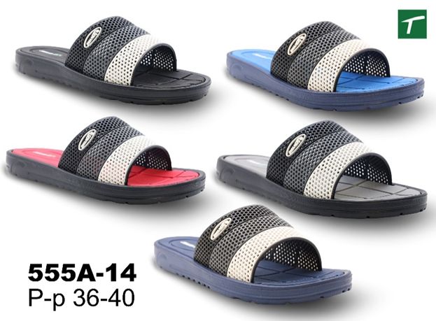 Шлепанцы подростковые из ЭВА, модель 555A-14, раз. ряд 36-40, ТМ Эмальто