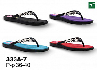 Сланцы женские из ЭВА, модель 333A-7, раз. ряд 36-40, ТМ Эмальто
