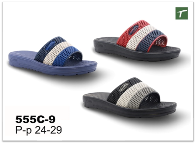 Шлепанцы детские из ЭВА, модель 555C-9, раз. ряд 24-29,ТМ Эмальто