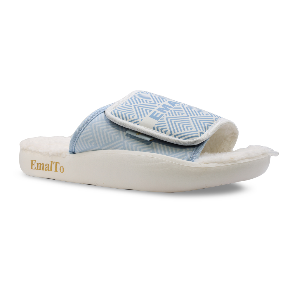 Тапочки домашние открытые на липучке женские, модель 902A-16M (37-42)