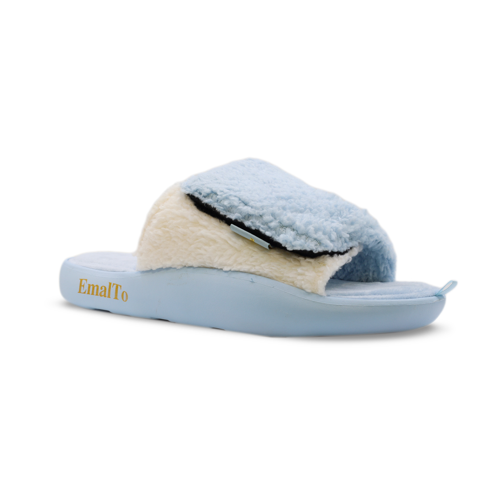 Тапочки домашние открытые на липучке женские, модель 902A-9 (37-42)