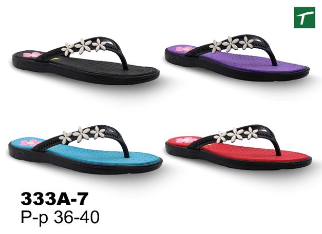 Сланцы женские из ЭВА, модель 333A-7, раз. ряд 36-40, ТМ Эмальто
